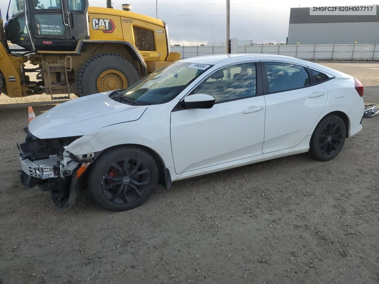 2016 Honda Civic Lx VIN: 2HGFC2F52GH007717 Lot: 77994834