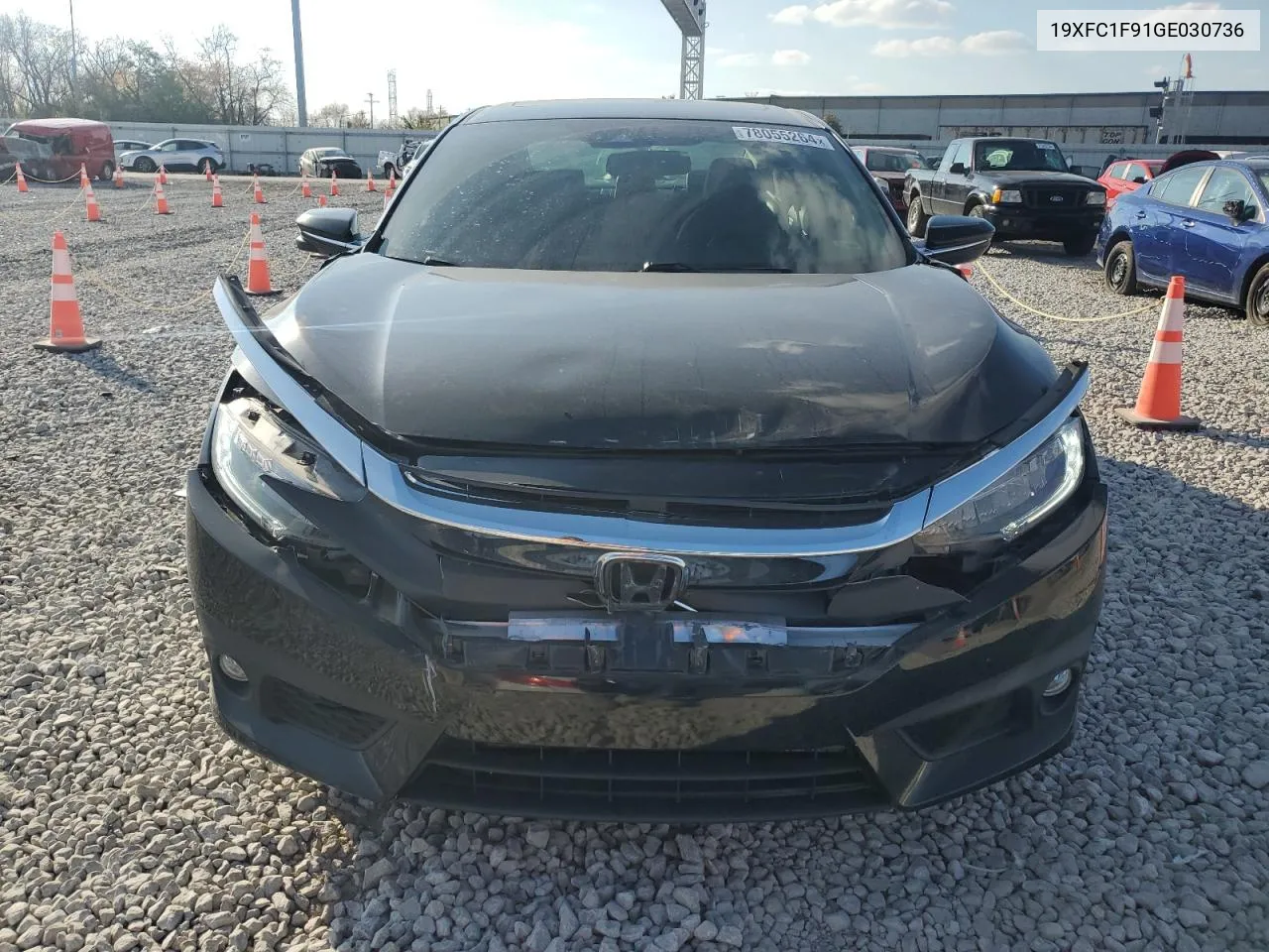 2016 Honda Civic Touring VIN: 19XFC1F91GE030736 Lot: 78055264