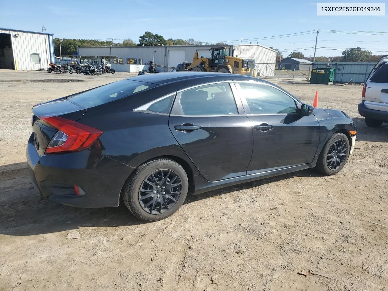 2016 Honda Civic Lx VIN: 19XFC2F52GE049346 Lot: 78097154