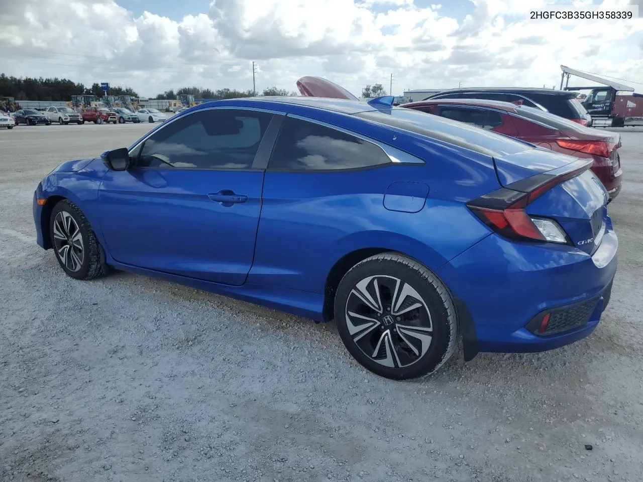 2HGFC3B35GH358339 2016 Honda Civic Ex