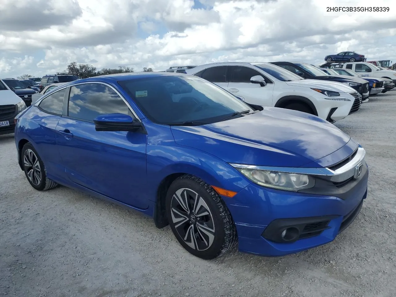 2016 Honda Civic Ex VIN: 2HGFC3B35GH358339 Lot: 78177054