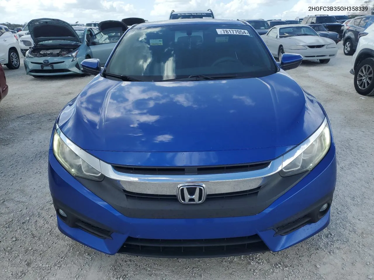 2HGFC3B35GH358339 2016 Honda Civic Ex