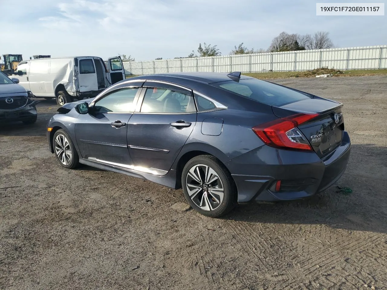 2016 Honda Civic Exl VIN: 19XFC1F72GE011157 Lot: 78231454