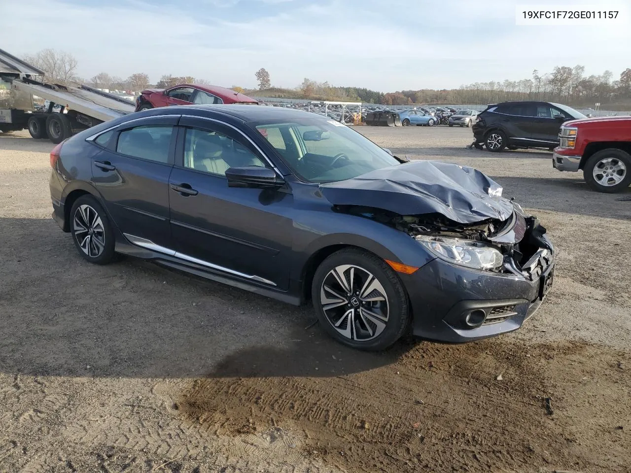 2016 Honda Civic Exl VIN: 19XFC1F72GE011157 Lot: 78231454