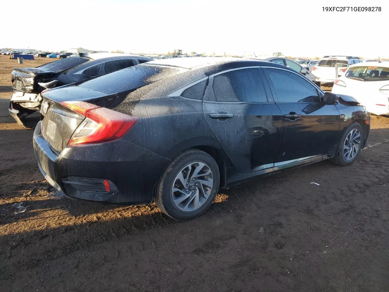 2016 Honda Civic Ex VIN: 19XFC2F71GE098278 Lot: 78290504