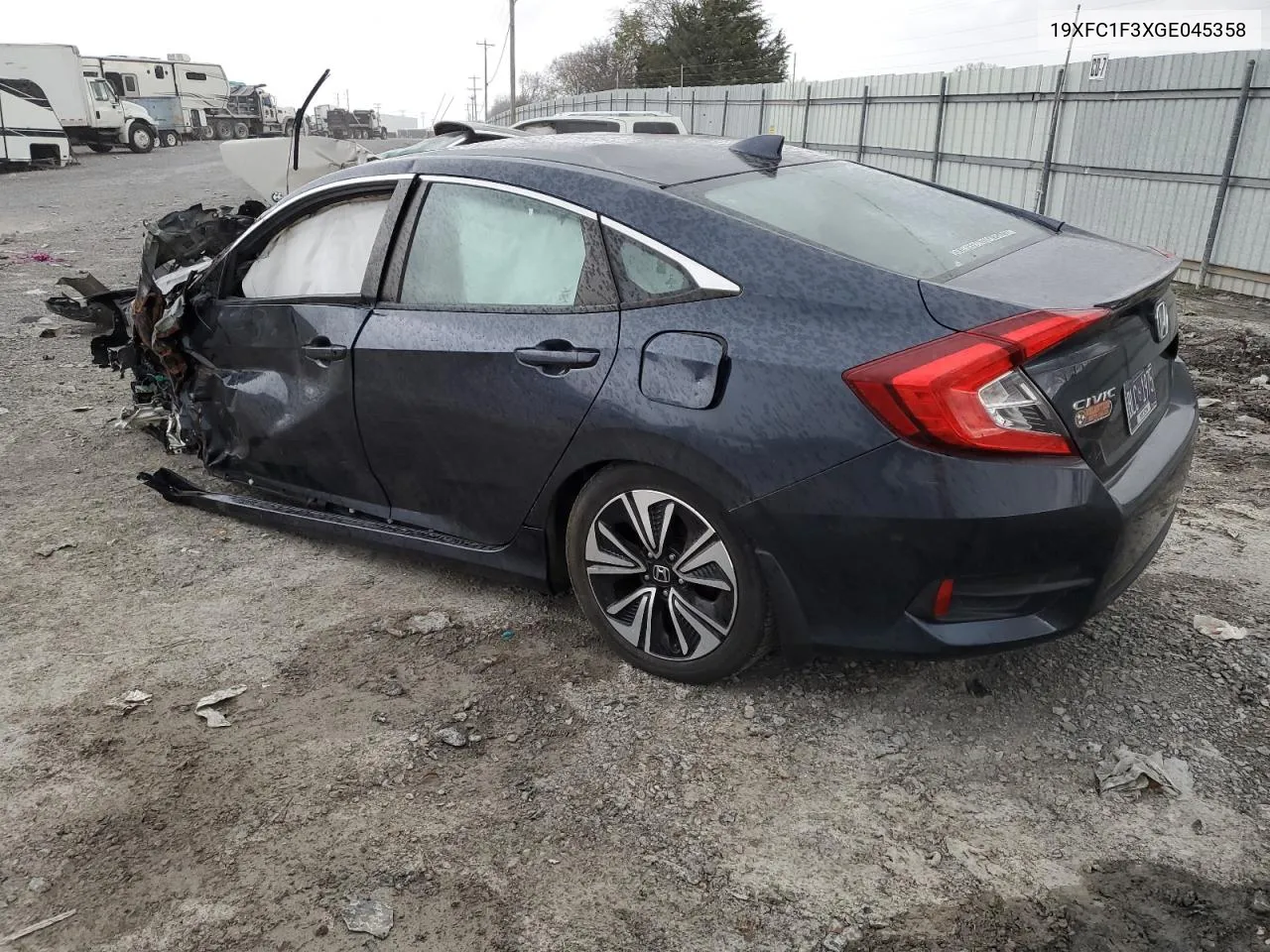 2016 Honda Civic Ex VIN: 19XFC1F3XGE045358 Lot: 78380854