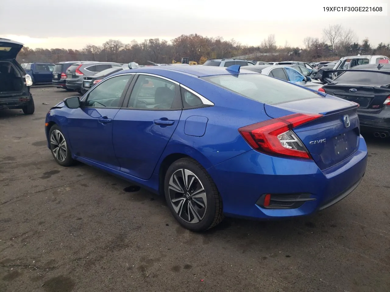 2016 Honda Civic Ex VIN: 19XFC1F30GE221608 Lot: 78496554