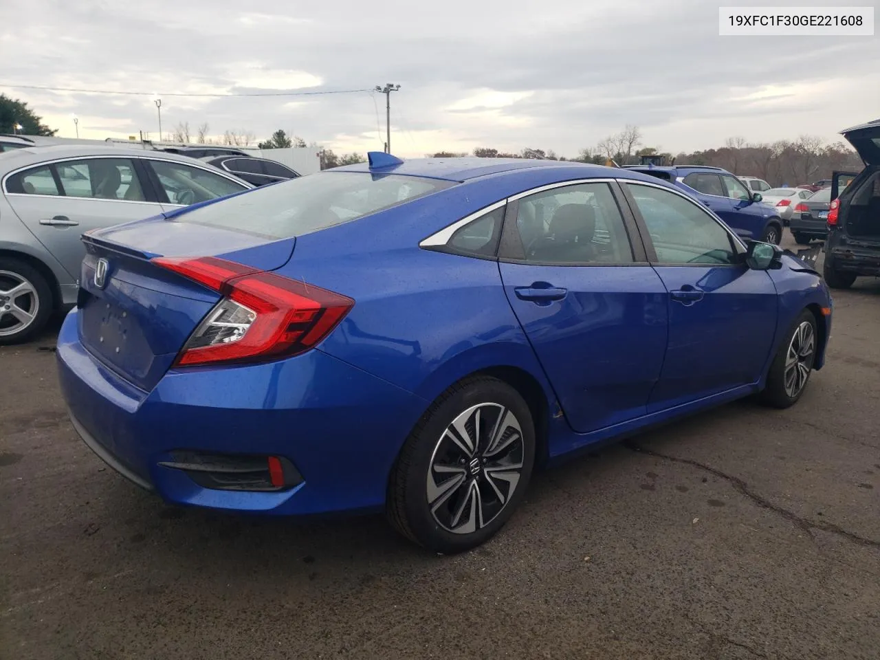 2016 Honda Civic Ex VIN: 19XFC1F30GE221608 Lot: 78496554