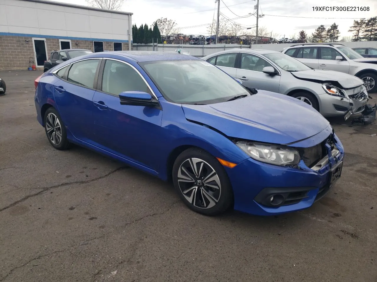 2016 Honda Civic Ex VIN: 19XFC1F30GE221608 Lot: 78496554