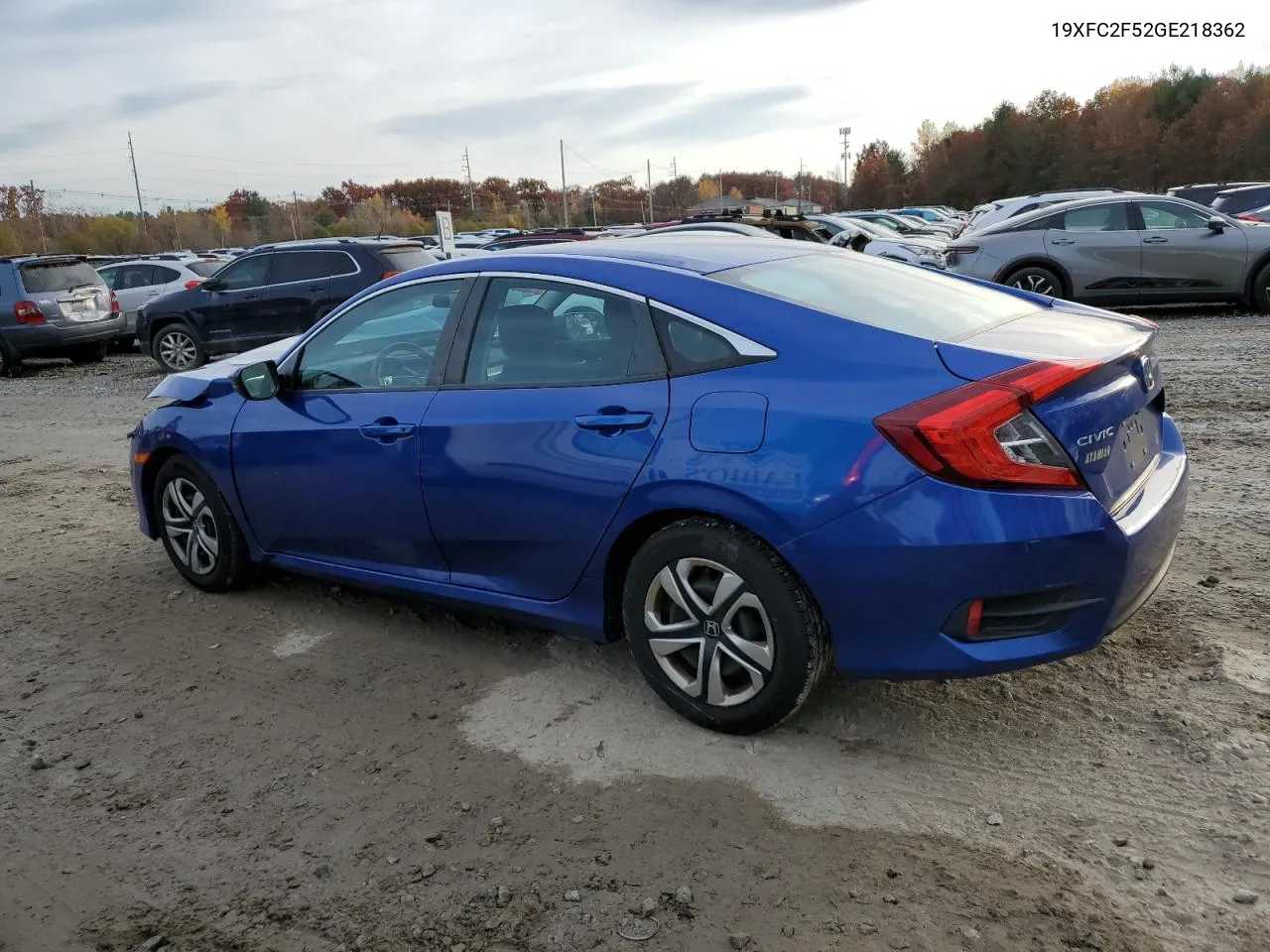 2016 Honda Civic Lx VIN: 19XFC2F52GE218362 Lot: 78587394