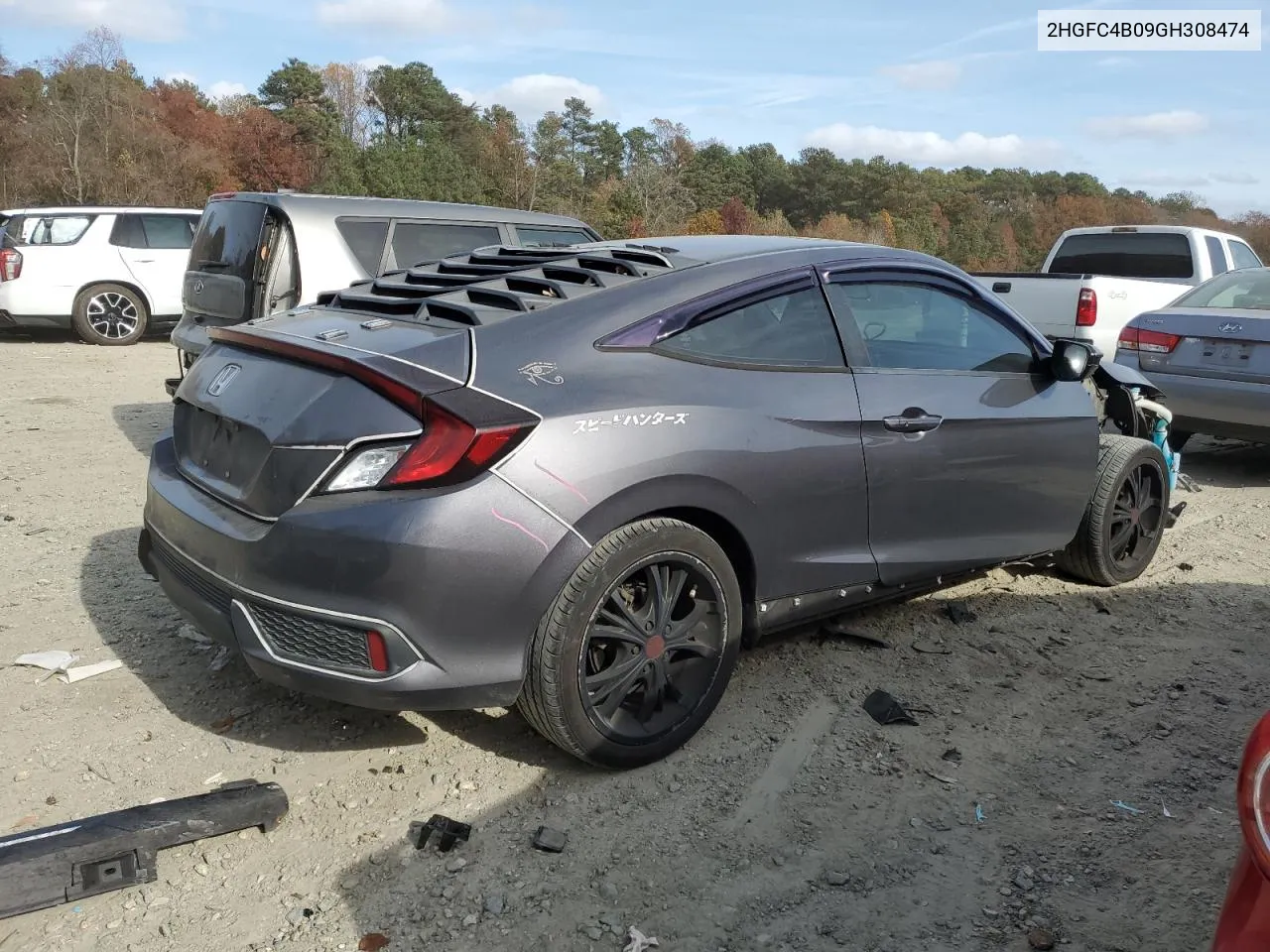 2016 Honda Civic Lx VIN: 2HGFC4B09GH308474 Lot: 78590444