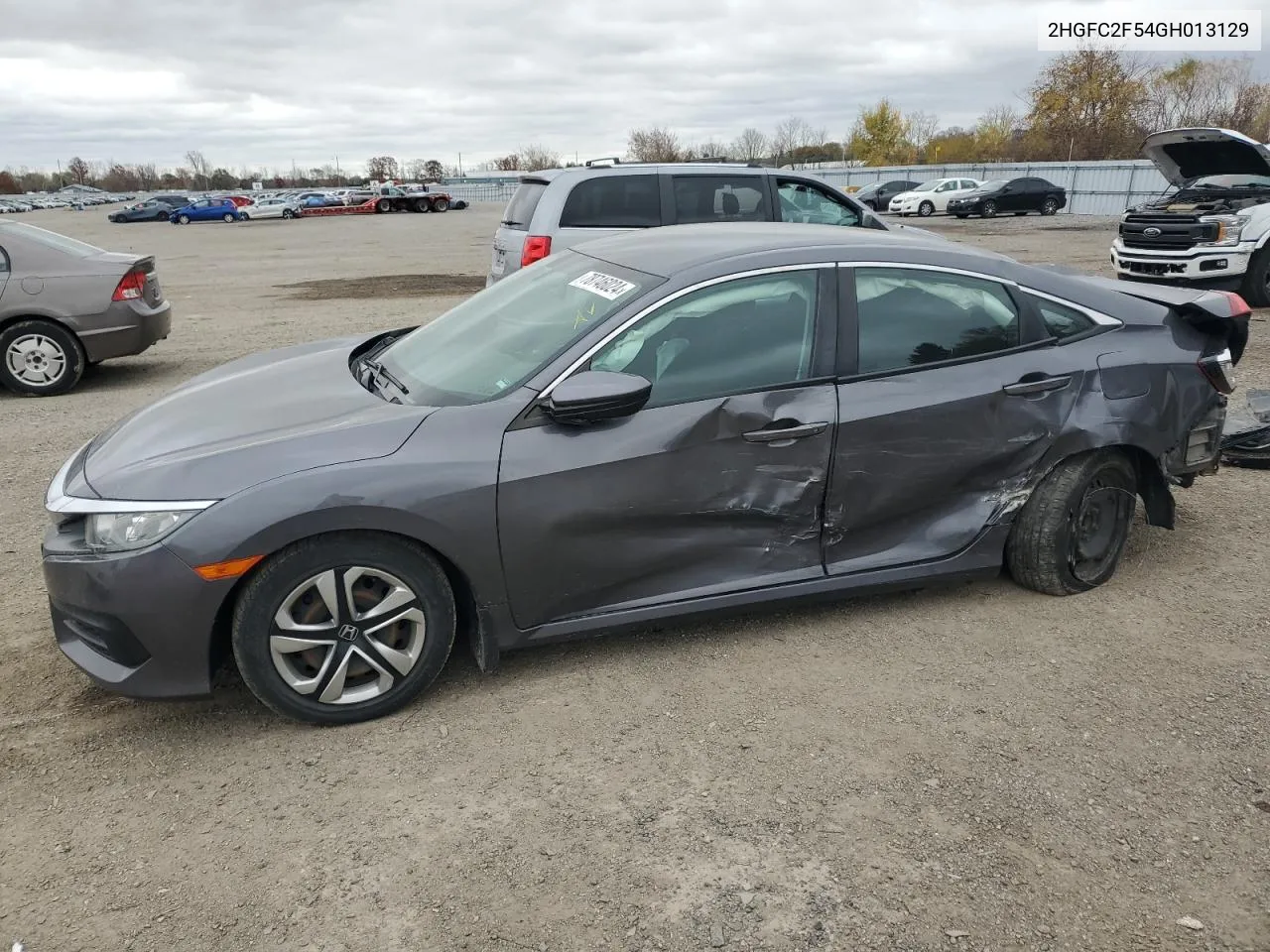 2016 Honda Civic Lx VIN: 2HGFC2F54GH013129 Lot: 78746024