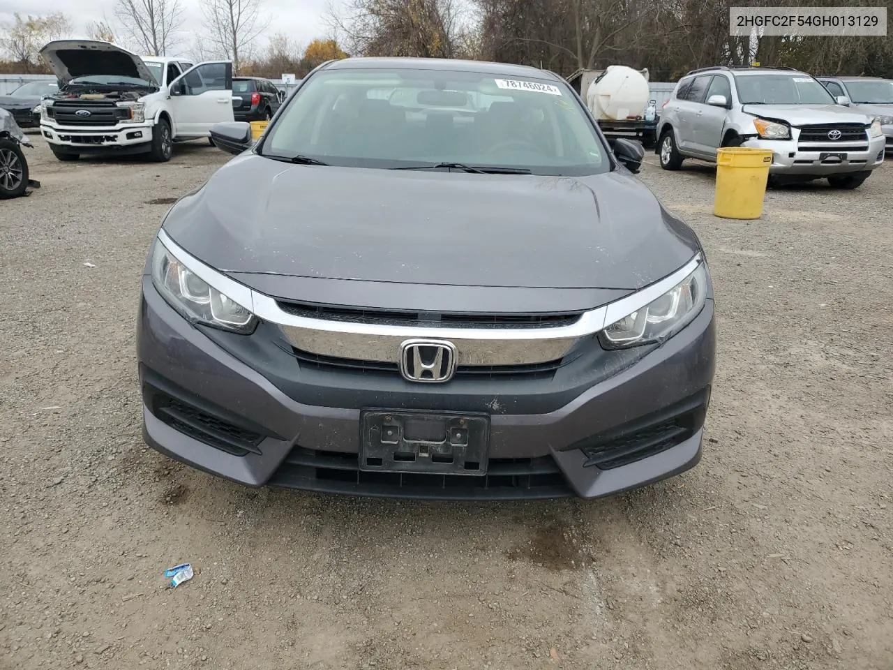 2016 Honda Civic Lx VIN: 2HGFC2F54GH013129 Lot: 78746024