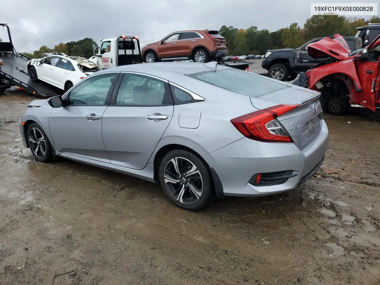 2016 Honda Civic Touring VIN: 19XFC1F9XGE000828 Lot: 78805254