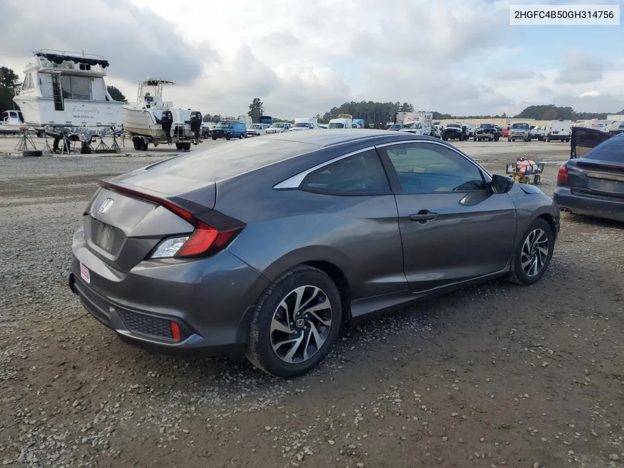 2016 Honda Civic Lx VIN: 2HGFC4B50GH314756 Lot: 78832774