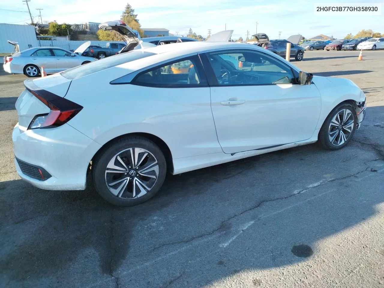 2016 Honda Civic Exl VIN: 2HGFC3B77GH358930 Lot: 78939164