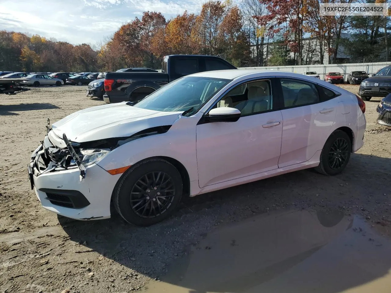 2016 Honda Civic Lx VIN: 19XFC2F55GE204522 Lot: 78989434