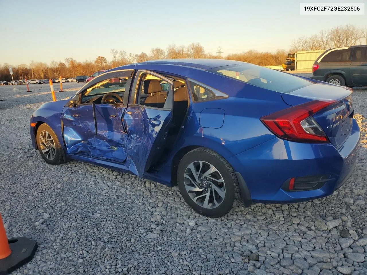 2016 Honda Civic Ex VIN: 19XFC2F72GE232506 Lot: 79038234