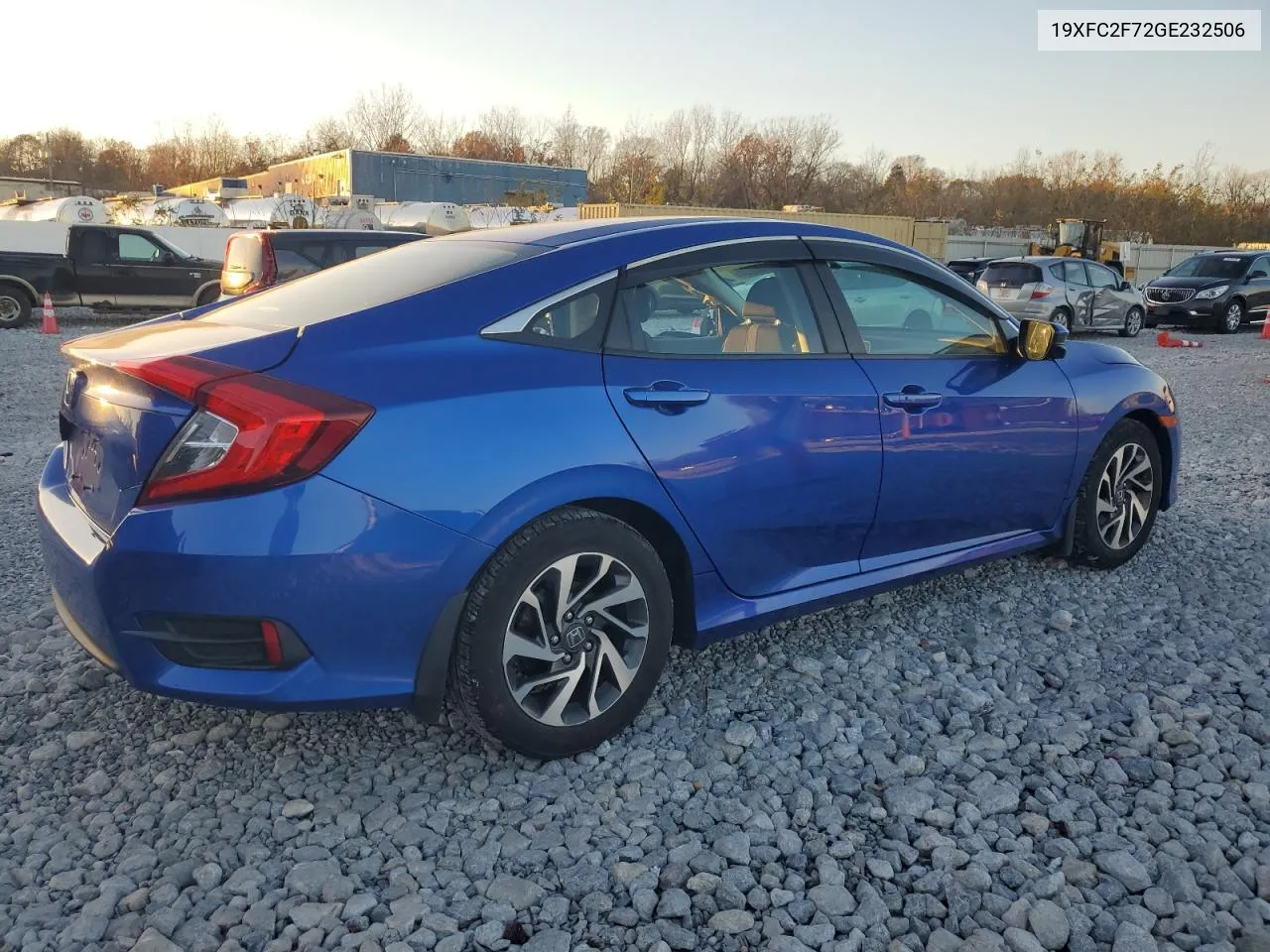 2016 Honda Civic Ex VIN: 19XFC2F72GE232506 Lot: 79038234