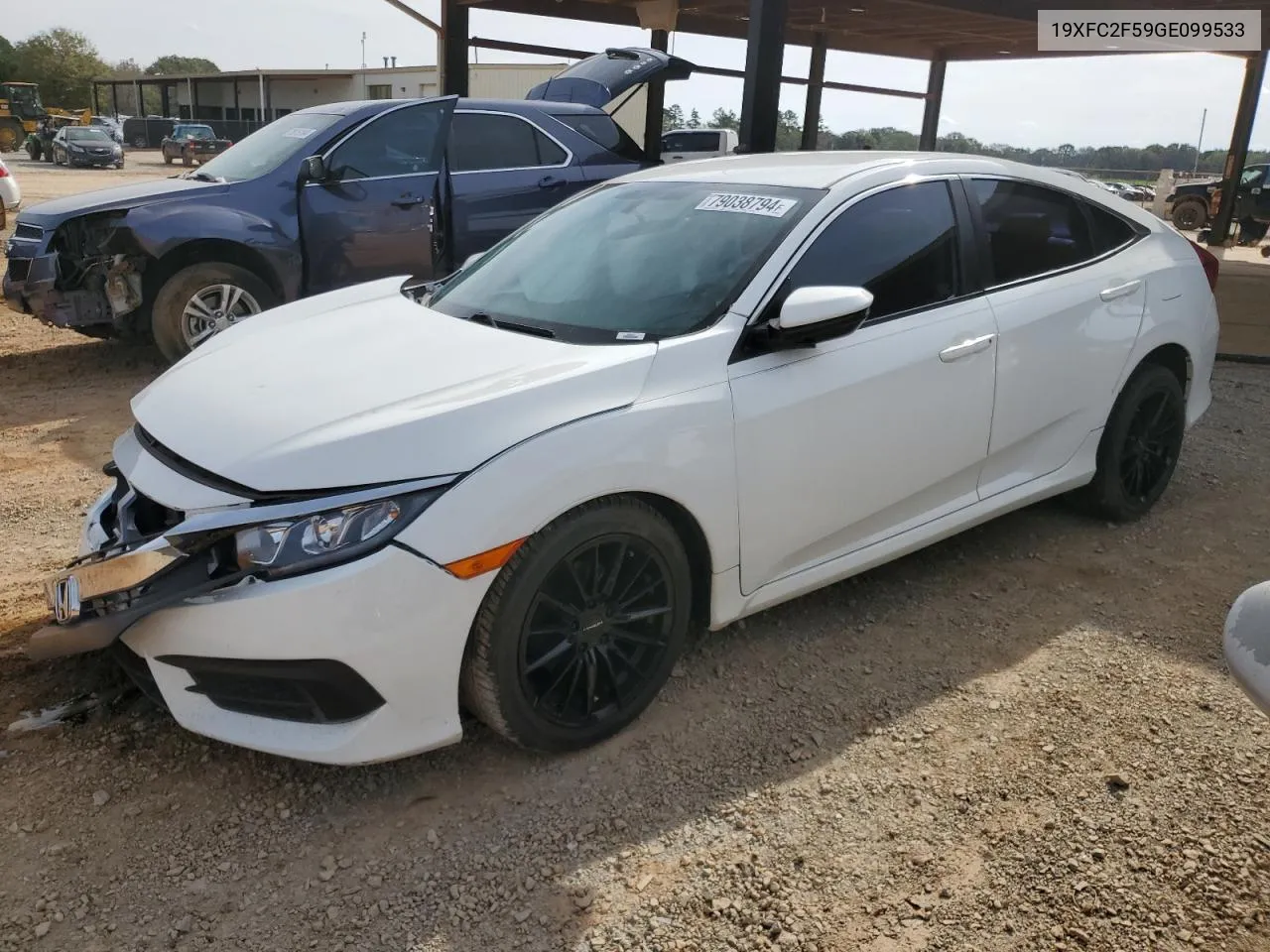 2016 Honda Civic Lx VIN: 19XFC2F59GE099533 Lot: 79038794