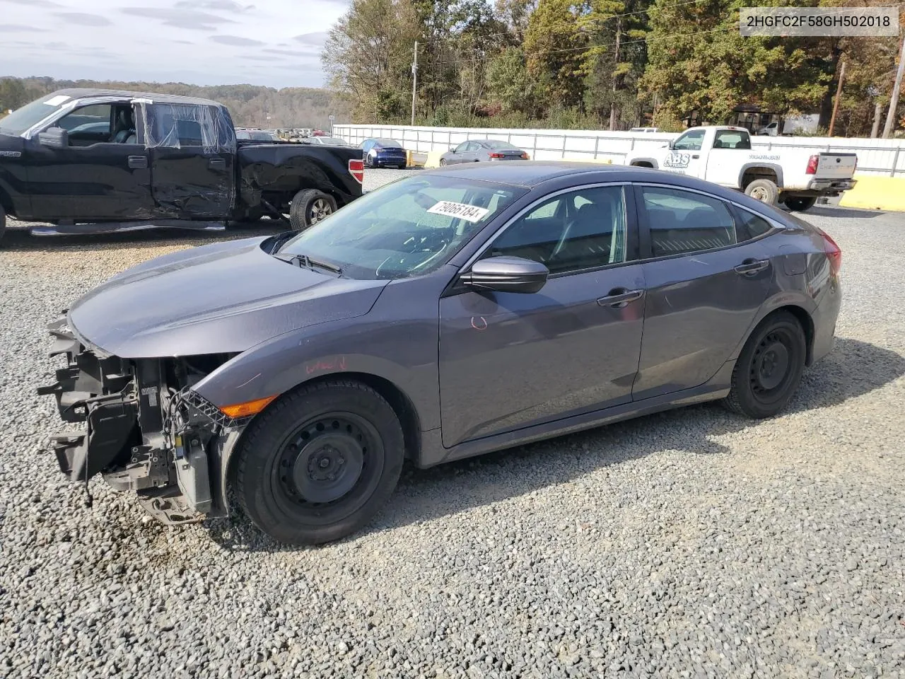 2016 Honda Civic Lx VIN: 2HGFC2F58GH502018 Lot: 79066184