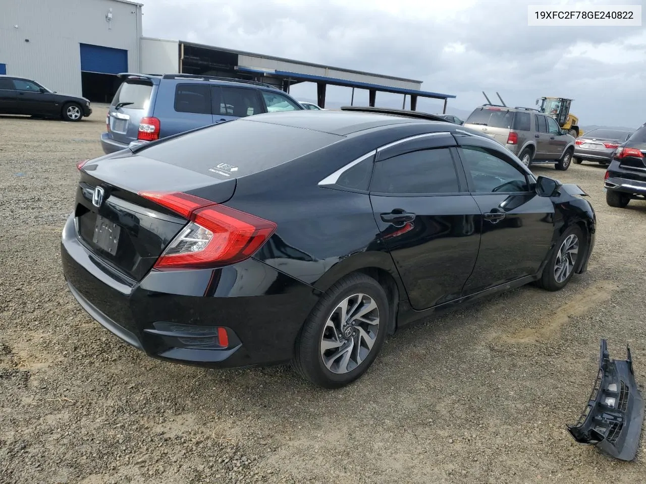 2016 Honda Civic Ex VIN: 19XFC2F78GE240822 Lot: 79092124