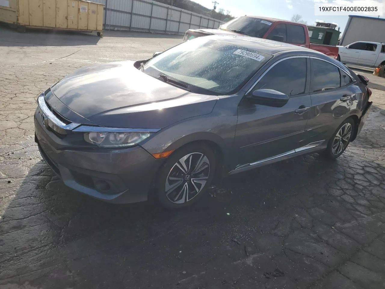 2016 Honda Civic Ex VIN: 19XFC1F40GE002835 Lot: 79290694