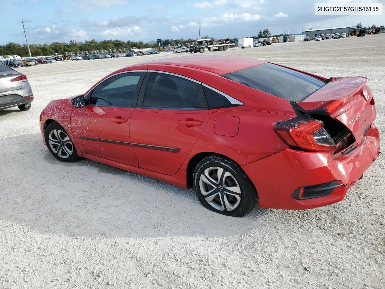 2016 Honda Civic Lx VIN: 2HGFC2F57GH546155 Lot: 79328514