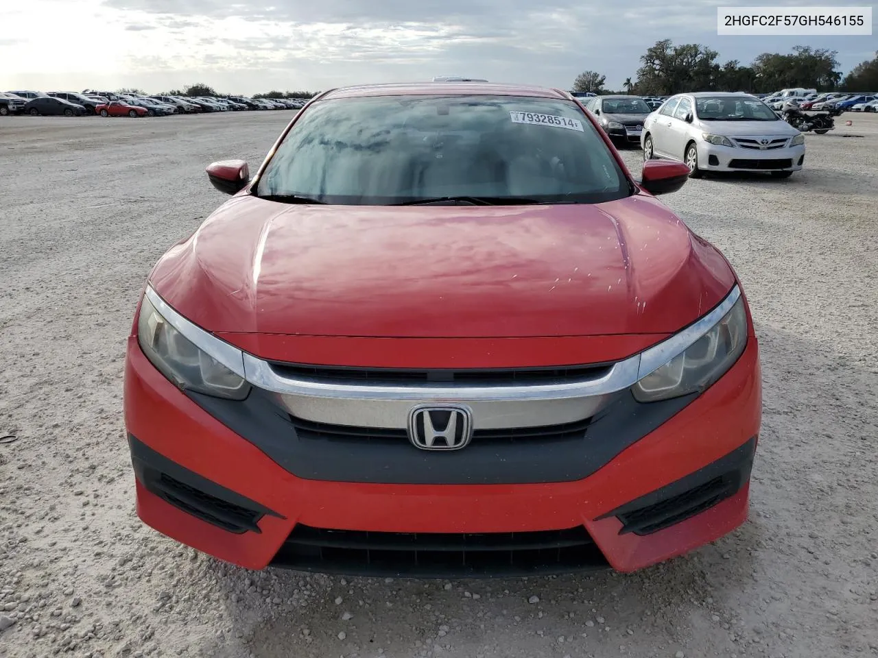 2016 Honda Civic Lx VIN: 2HGFC2F57GH546155 Lot: 79328514