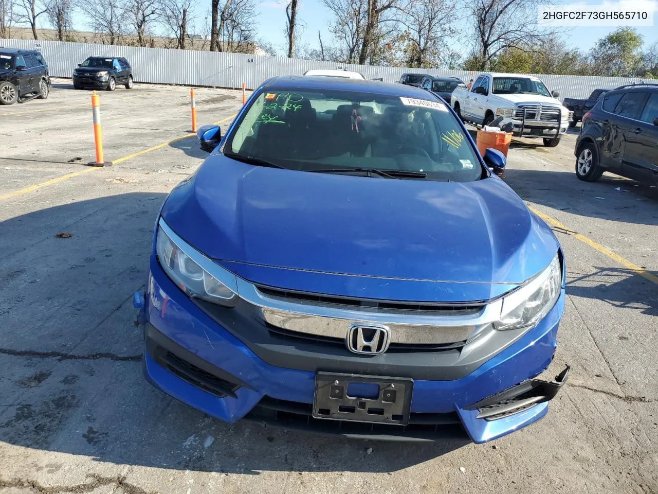 2016 Honda Civic Ex VIN: 2HGFC2F73GH565710 Lot: 79340634