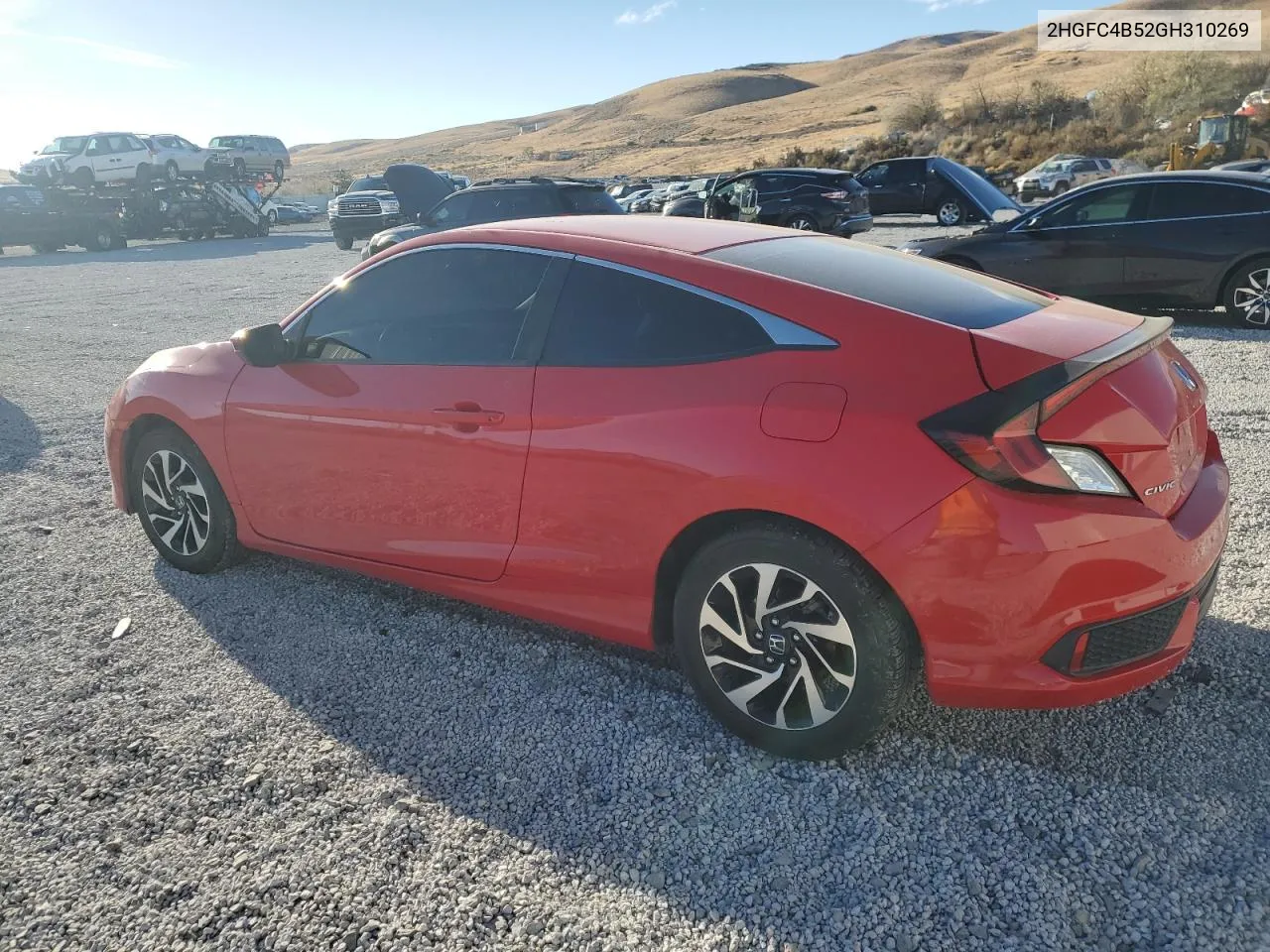 2016 Honda Civic Lx VIN: 2HGFC4B52GH310269 Lot: 79451324