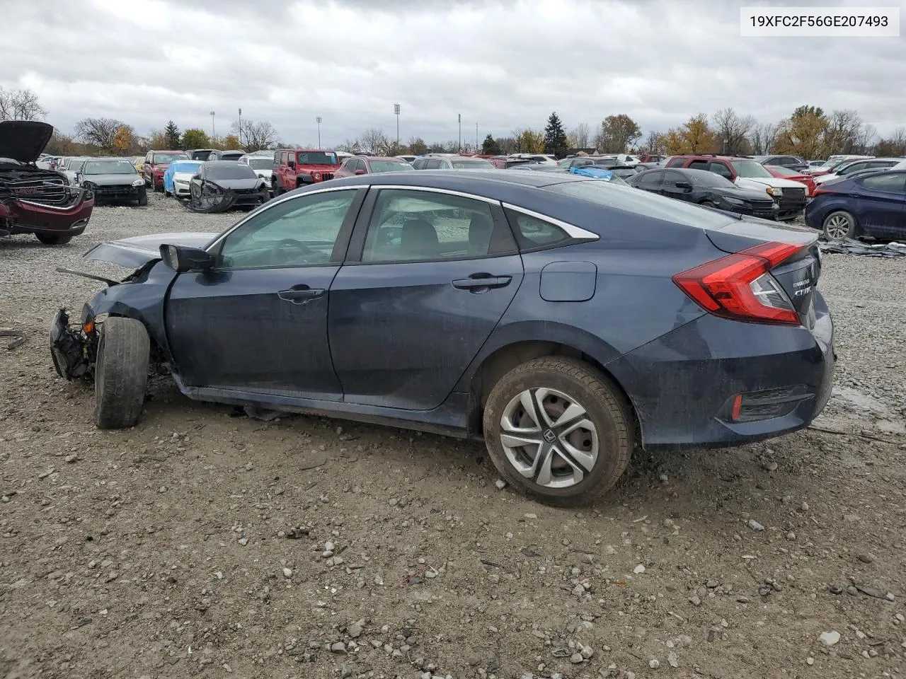 2016 Honda Civic Lx VIN: 19XFC2F56GE207493 Lot: 79453554