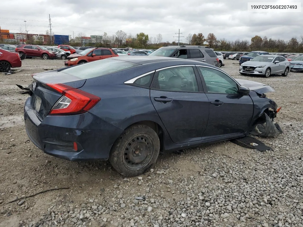 2016 Honda Civic Lx VIN: 19XFC2F56GE207493 Lot: 79453554