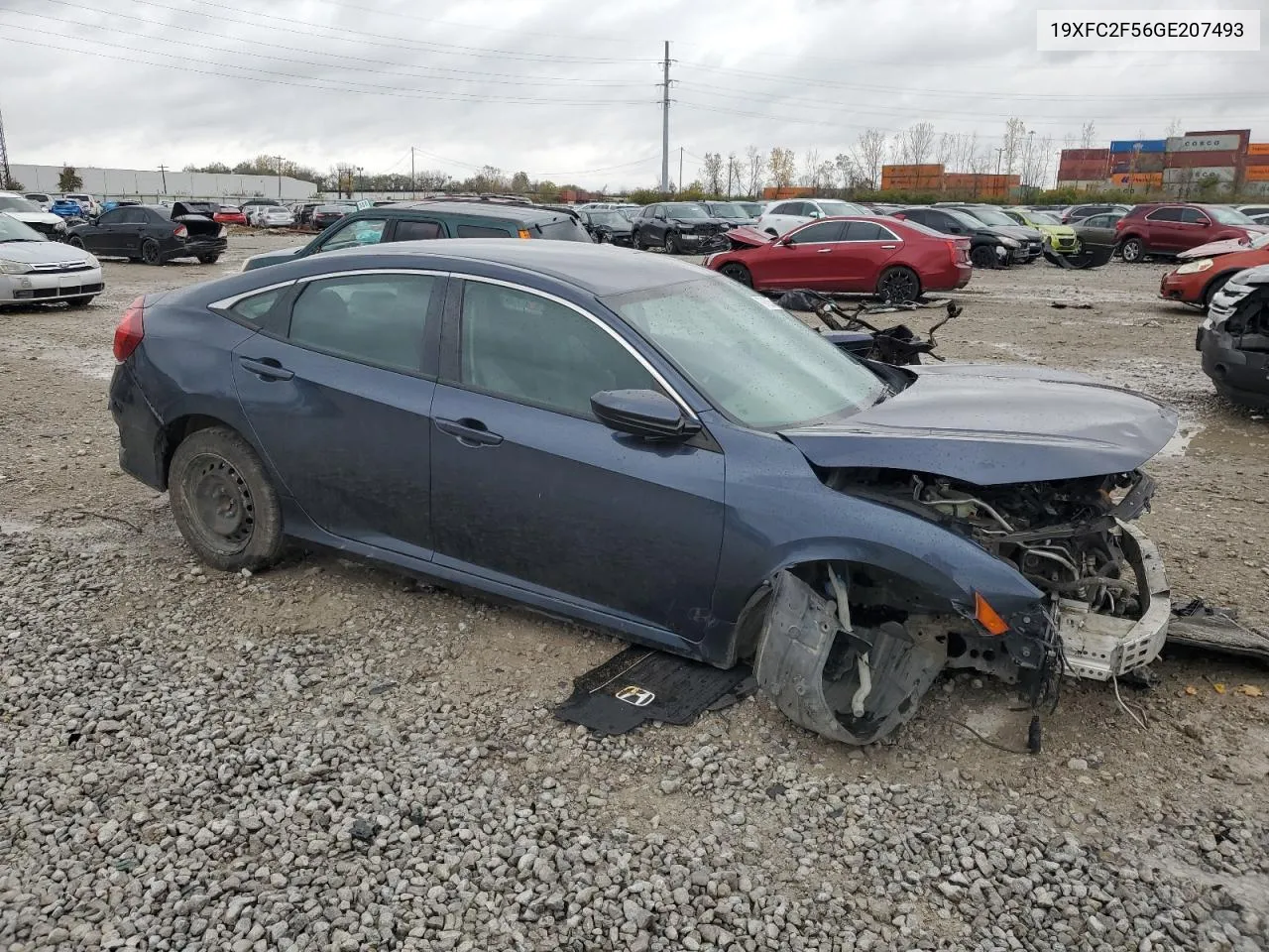 2016 Honda Civic Lx VIN: 19XFC2F56GE207493 Lot: 79453554