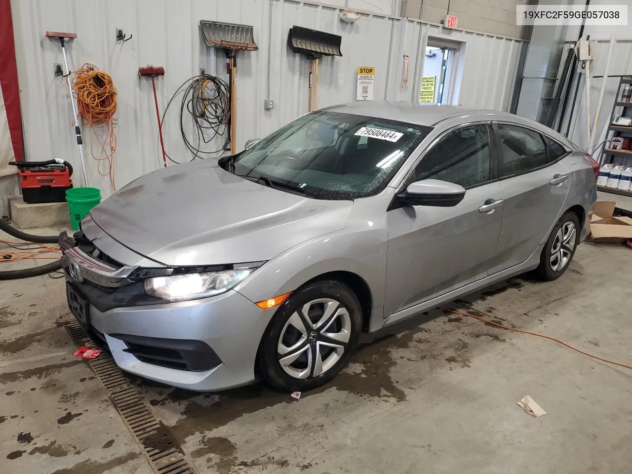 2016 Honda Civic Lx VIN: 19XFC2F59GE057038 Lot: 79508484