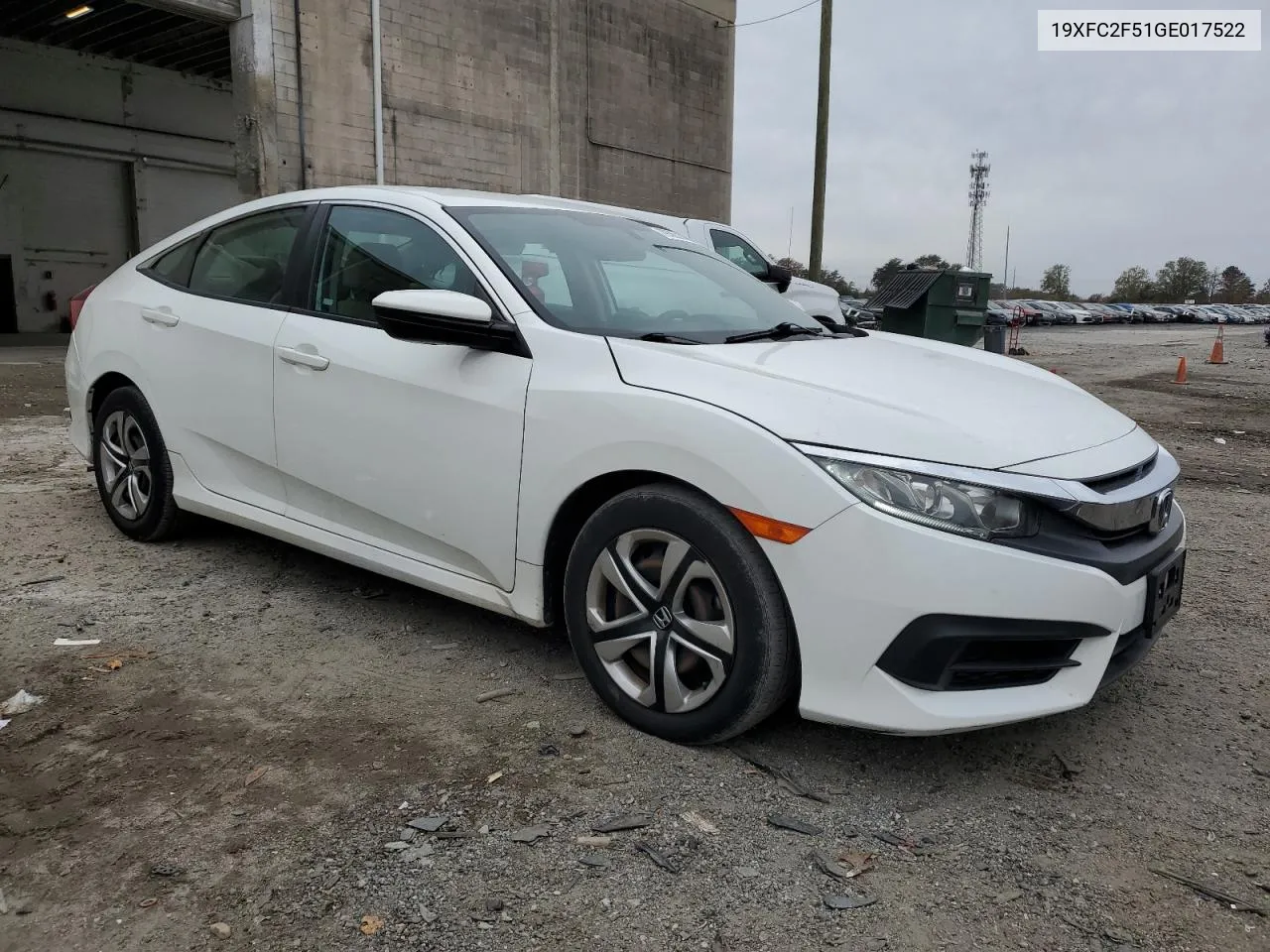 2016 Honda Civic Lx VIN: 19XFC2F51GE017522 Lot: 79565144