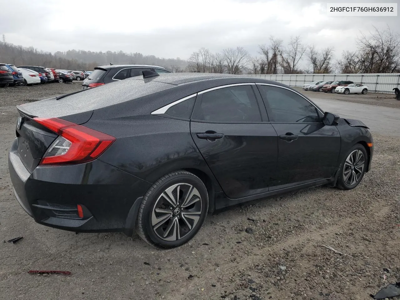 2016 Honda Civic Exl VIN: 2HGFC1F76GH636912 Lot: 79661264