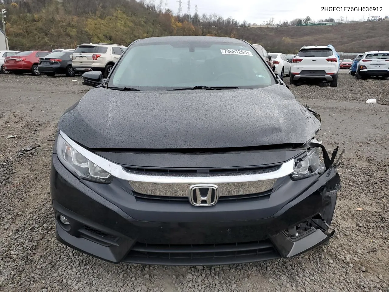 2016 Honda Civic Exl VIN: 2HGFC1F76GH636912 Lot: 79661264