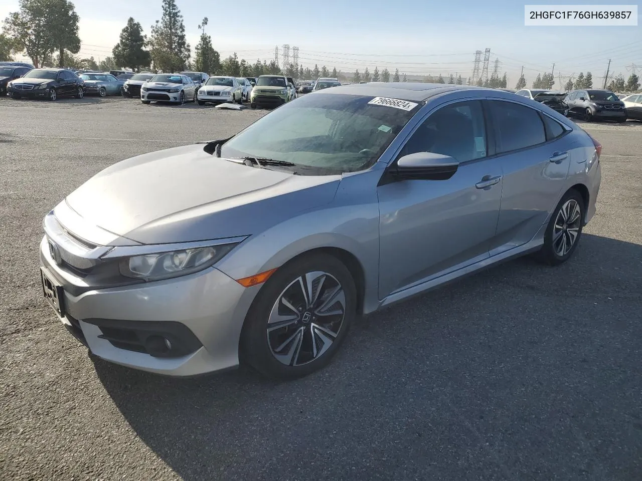 2016 Honda Civic Exl VIN: 2HGFC1F76GH639857 Lot: 79666824