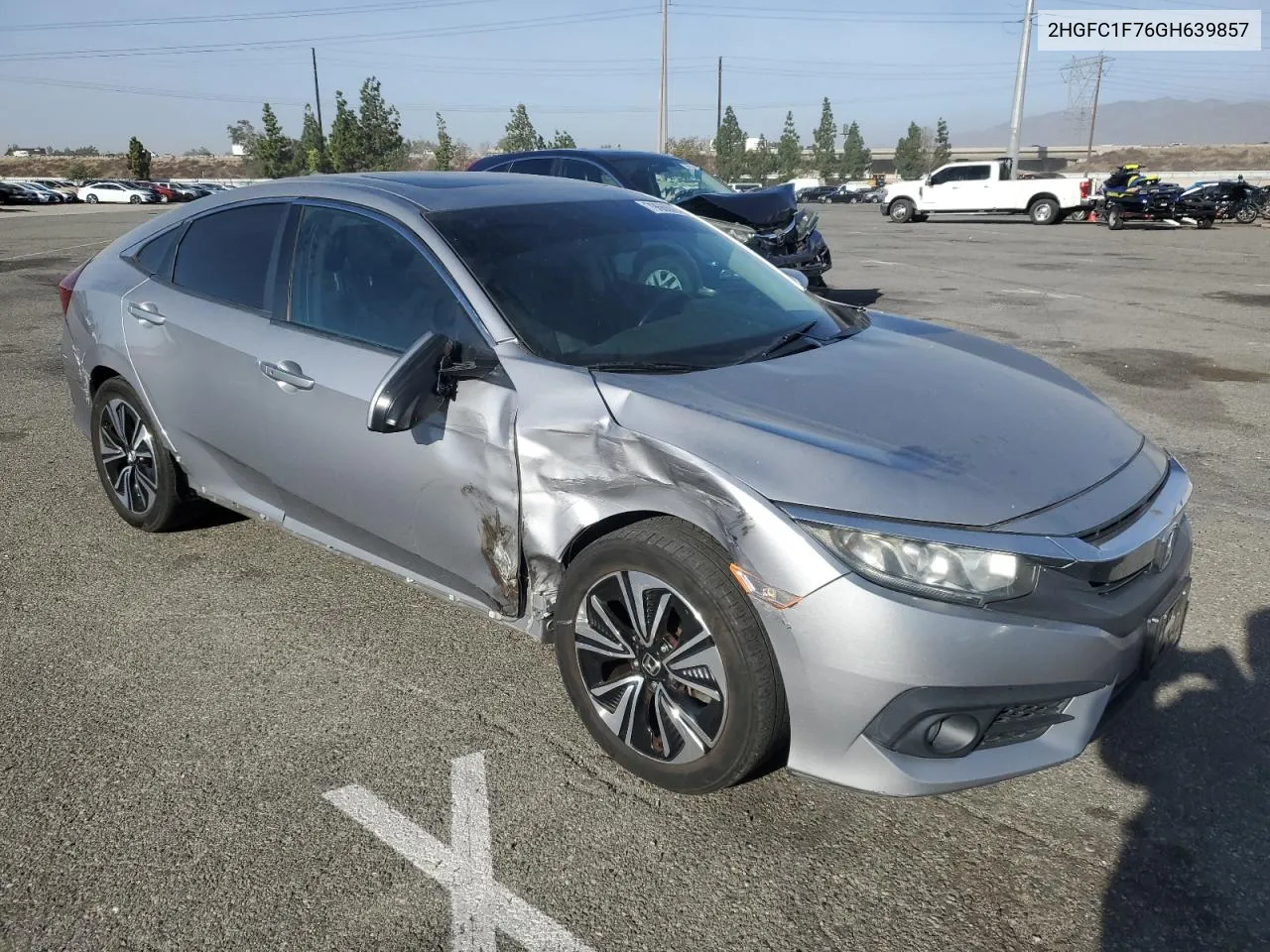 2016 Honda Civic Exl VIN: 2HGFC1F76GH639857 Lot: 79666824