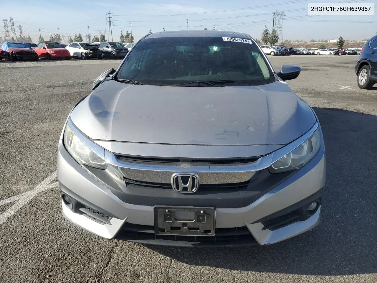 2016 Honda Civic Exl VIN: 2HGFC1F76GH639857 Lot: 79666824