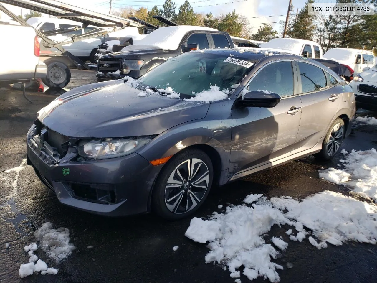 2016 Honda Civic Ex VIN: 19XFC1F38GE014786 Lot: 79696584