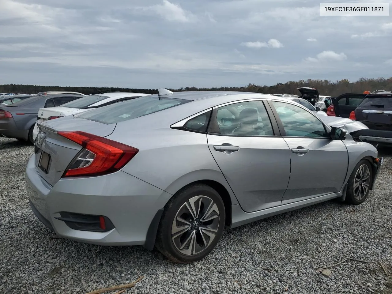 2016 Honda Civic Ex VIN: 19XFC1F36GE011871 Lot: 79719844