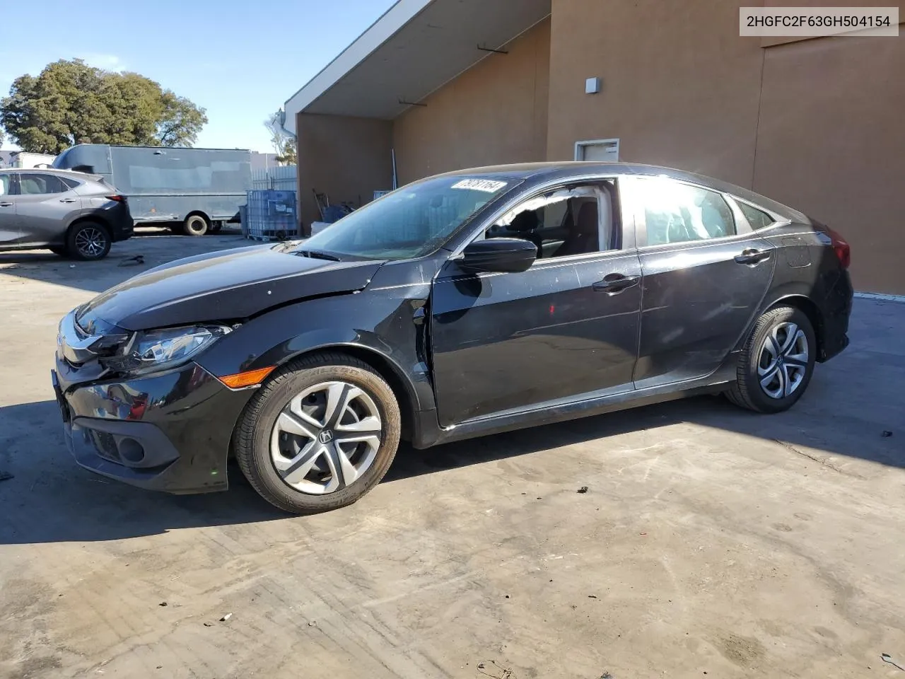 2016 Honda Civic Lx VIN: 2HGFC2F63GH504154 Lot: 79781164