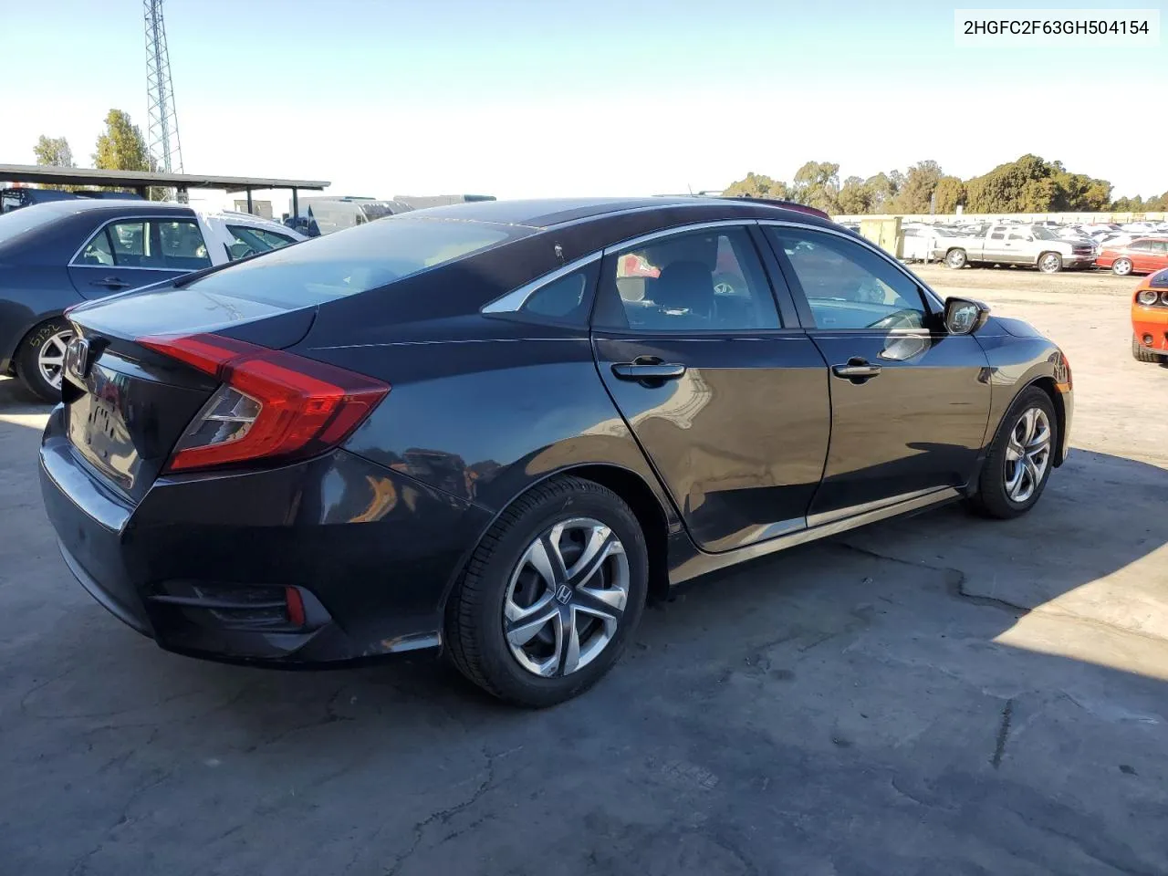 2016 Honda Civic Lx VIN: 2HGFC2F63GH504154 Lot: 79781164