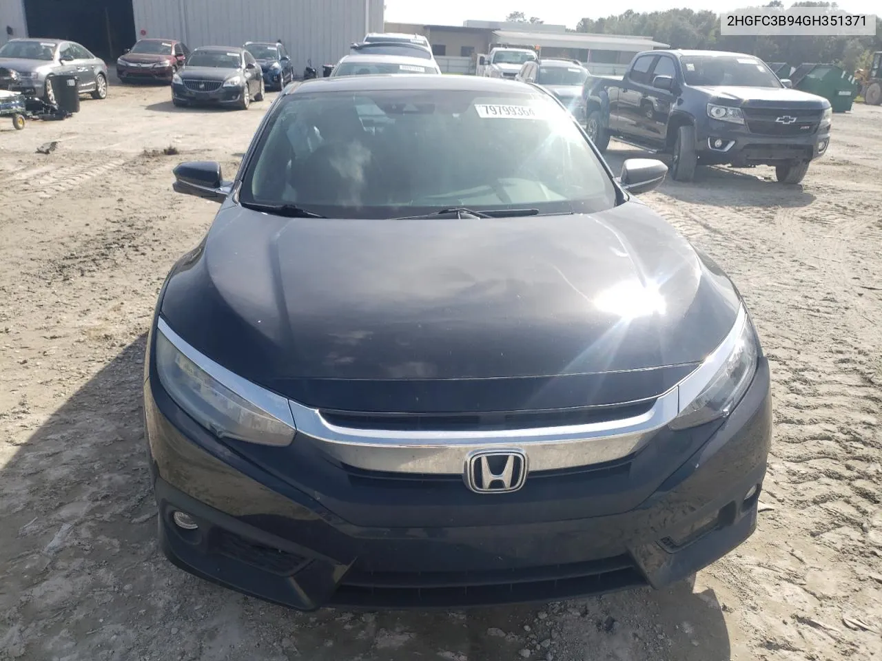 2016 Honda Civic Touring VIN: 2HGFC3B94GH351371 Lot: 79799364