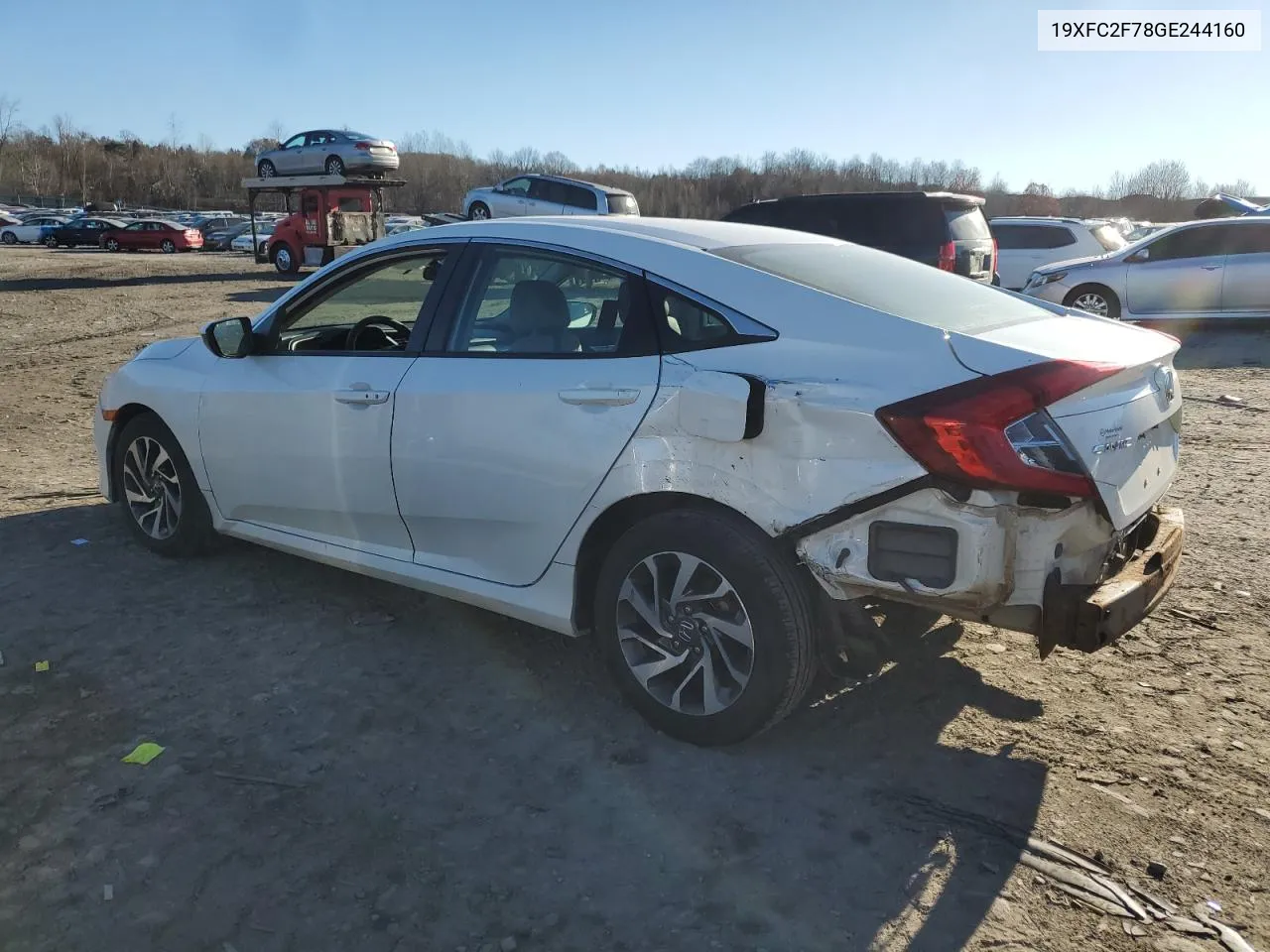 2016 Honda Civic Ex VIN: 19XFC2F78GE244160 Lot: 79812414