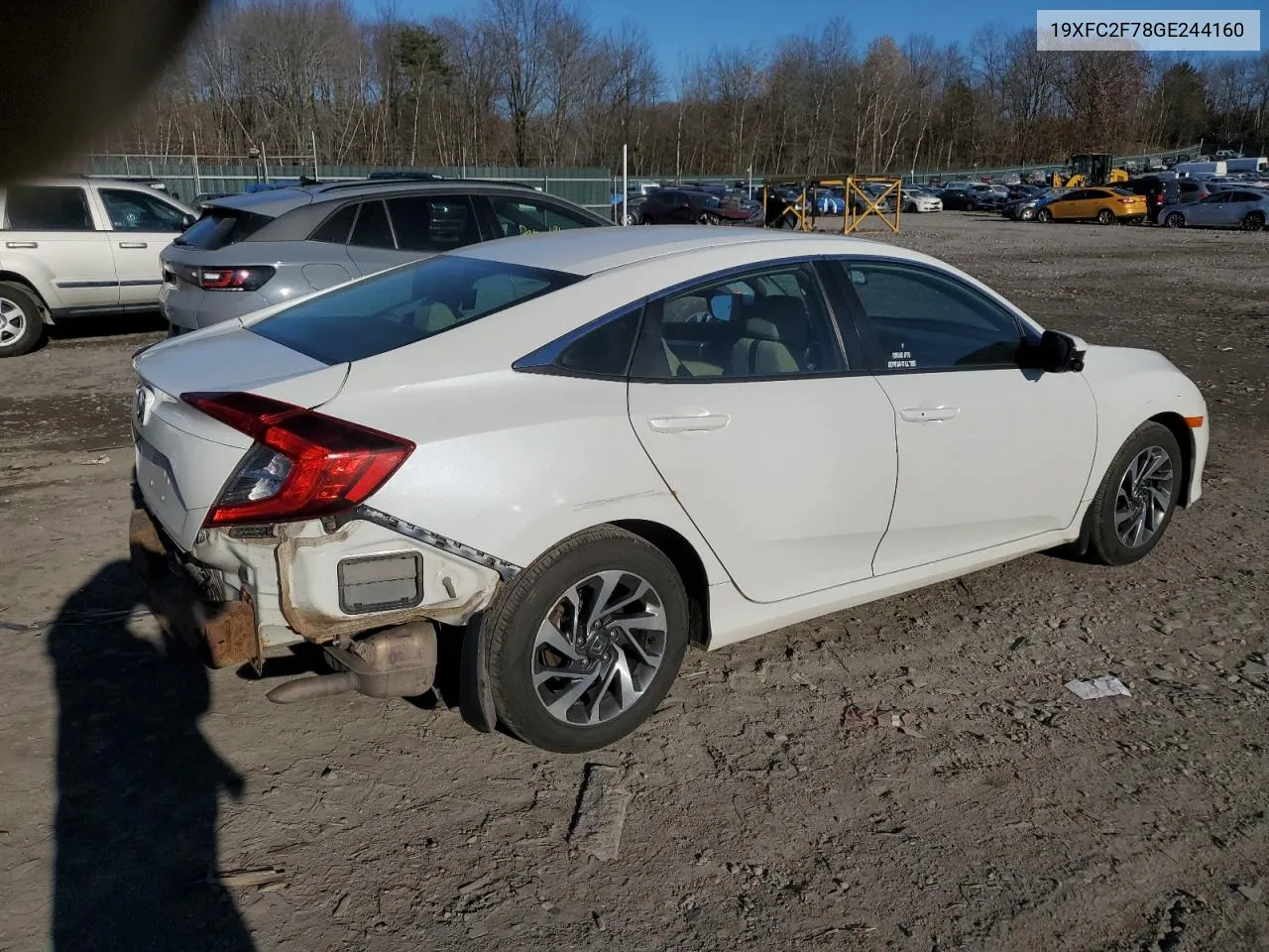 2016 Honda Civic Ex VIN: 19XFC2F78GE244160 Lot: 79812414