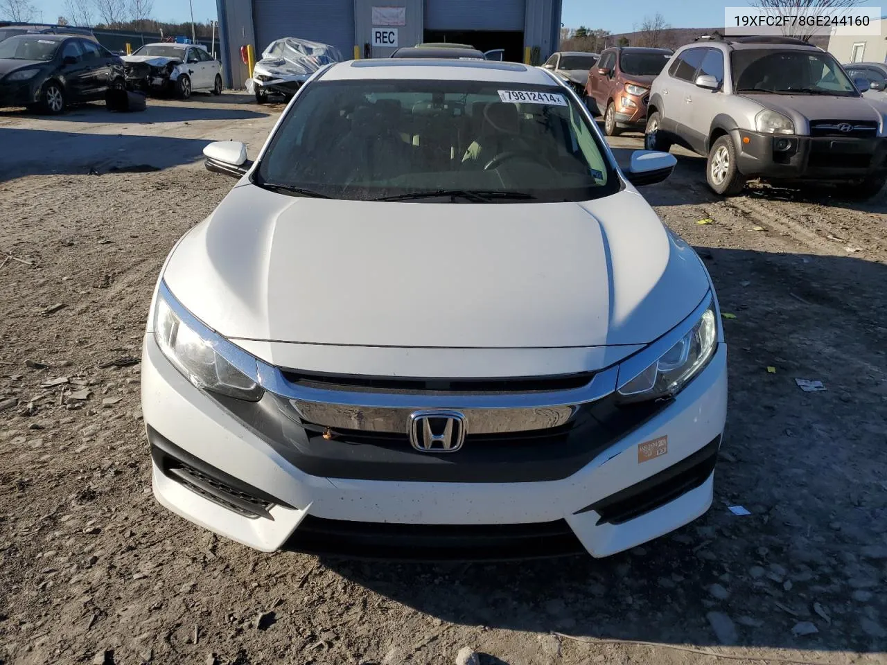 2016 Honda Civic Ex VIN: 19XFC2F78GE244160 Lot: 79812414