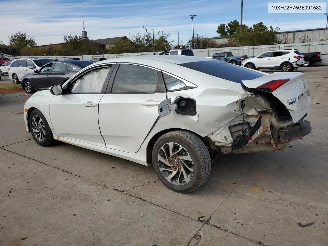 2016 Honda Civic Ex VIN: 19XFC2F76GE091682 Lot: 79934614